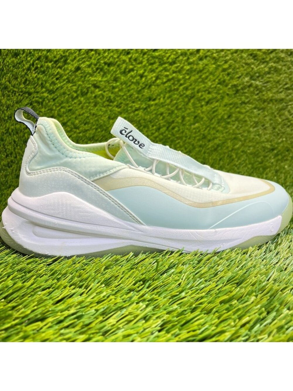 Clove Aeros Womens Size 9 Blue White Athletic Walking Nursing Shoes Sneakers